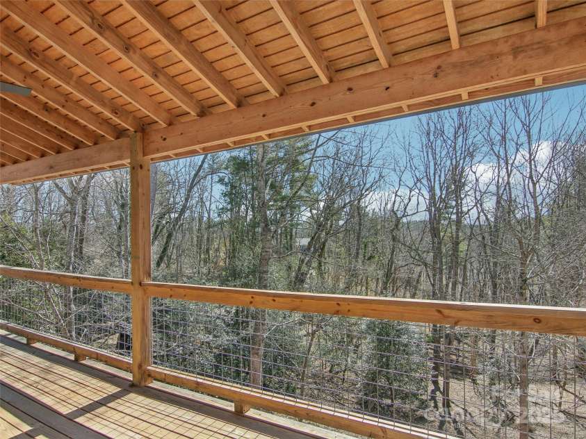 72 Jonestown Road, Woodfin, NC 28804.  MLS# CAR4229228, YatesRealty ID 6249. View from deck on main level