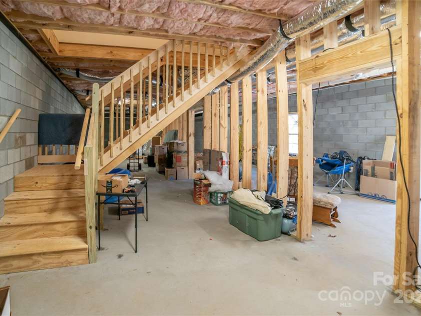 2257 Messer Road, Valdese, NC 28690.  MLS# CAR4209555, YatesRealty ID 6252. Large open basement