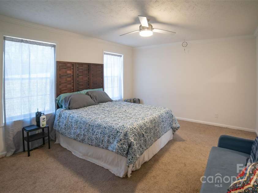 2257 Messer Road, Valdese, NC 28690.  MLS# CAR4209555, YatesRealty ID 6252. Primary bedroom w en suite and walk in closet