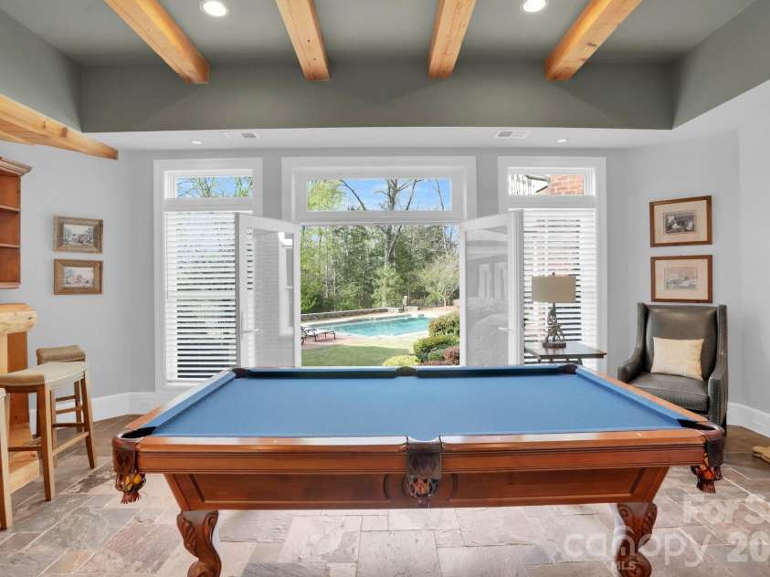312 Old Hickory Court, Fort Mill, SC 29715.  MLS# CAR4358551, YatesRealty ID 6253. Billiard Room