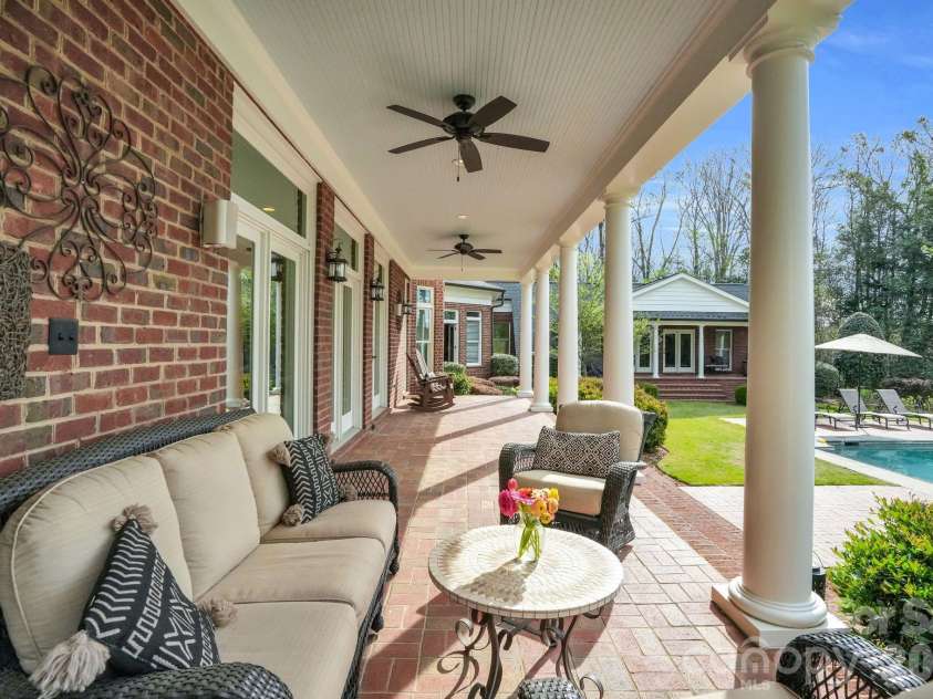 312 Old Hickory Court, Fort Mill, SC 29715.  MLS# CAR4358551, YatesRealty ID 6253. Covered Porch Life