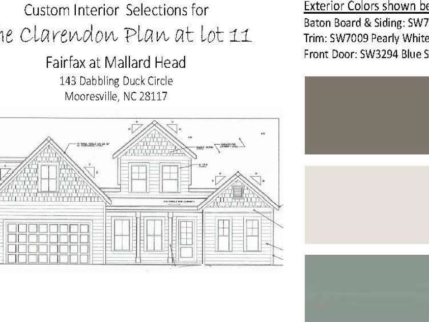 143 Dabbling Duck Circle, Mooresville, NC 28117.  MLS# CAR4206644, YatesRealty ID 6258. 