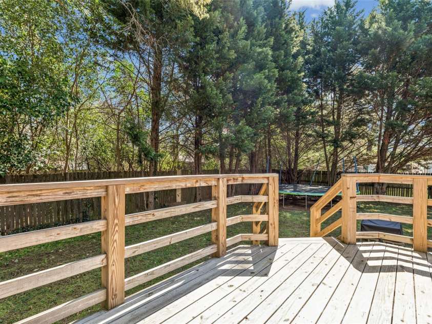 585 Love Street, Concord, NC 28027.  MLS# CAR4361914, YatesRealty ID 6266. Rear Deck