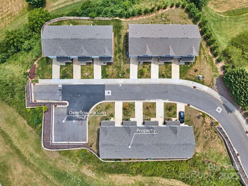 64 Benedict Lane, Weaverville, NC 28787.  MLS# CAR4208936, YatesRealty ID 627. Overflow parking for guests at dead end street
