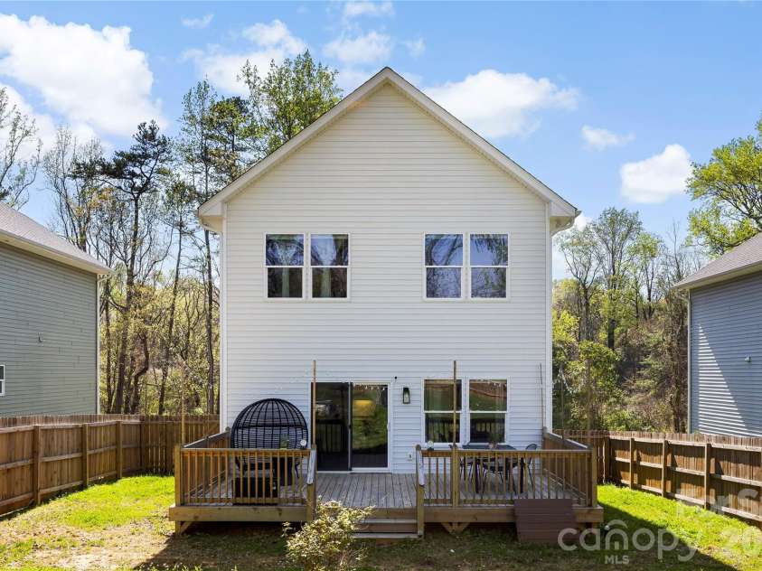 3422 Peligreni Street, Charlotte, NC 28208.  MLS# CAR4361494, YatesRealty ID 6271. Back View