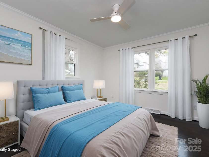 2286 Kilborne Drive, Charlotte, NC 28205.  MLS# CAR4224479, YatesRealty ID 6274. Virtually staged