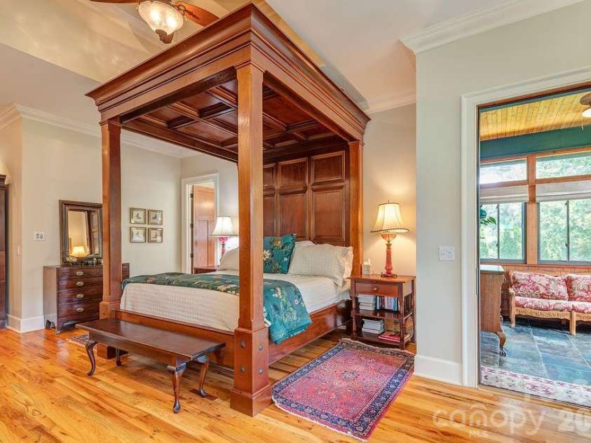 3 Gale Kelly Court, Weaverville, NC 28787.  MLS# CAR4361031, YatesRealty ID 6275. Primary Bedroom