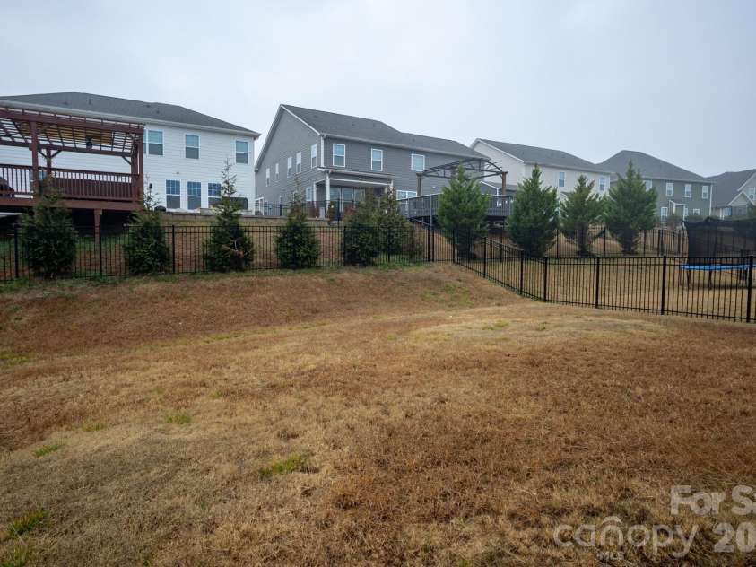 3042 Burnello Court, Iron Station, NC 28080.  MLS# CAR4361034, YatesRealty ID 6276. Back yard