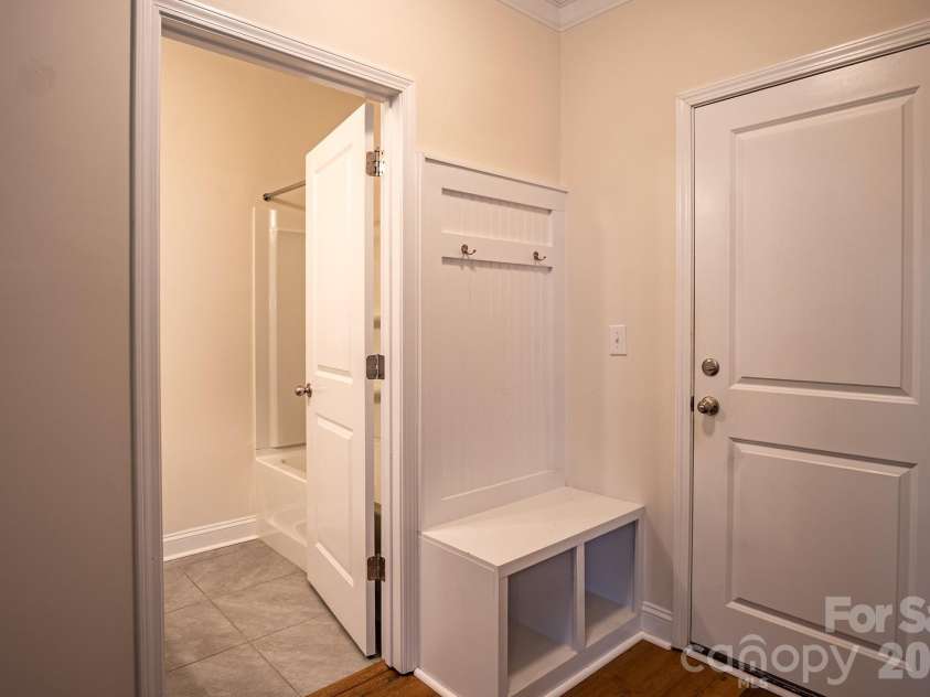 3042 Burnello Court, Iron Station, NC 28080.  MLS# CAR4361034, YatesRealty ID 6276. Drop zone and Main level bathroom