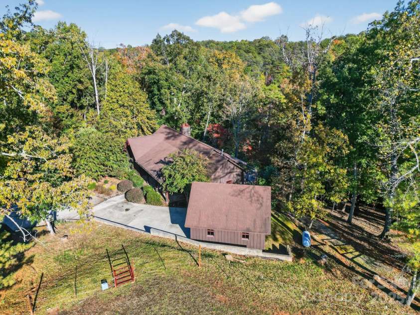 777 River Road, Tryon, NC 28782.  MLS# CAR4316725, YatesRealty ID 6286. Aerial - 2nd Residence