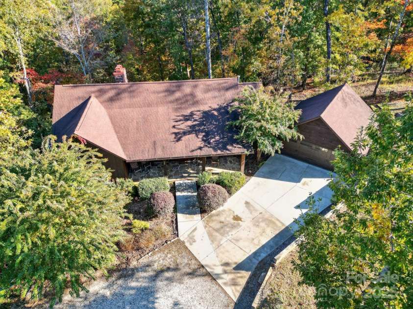 777 River Road, Tryon, NC 28782.  MLS# CAR4316725, YatesRealty ID 6286. Aerial - 2nd Residence