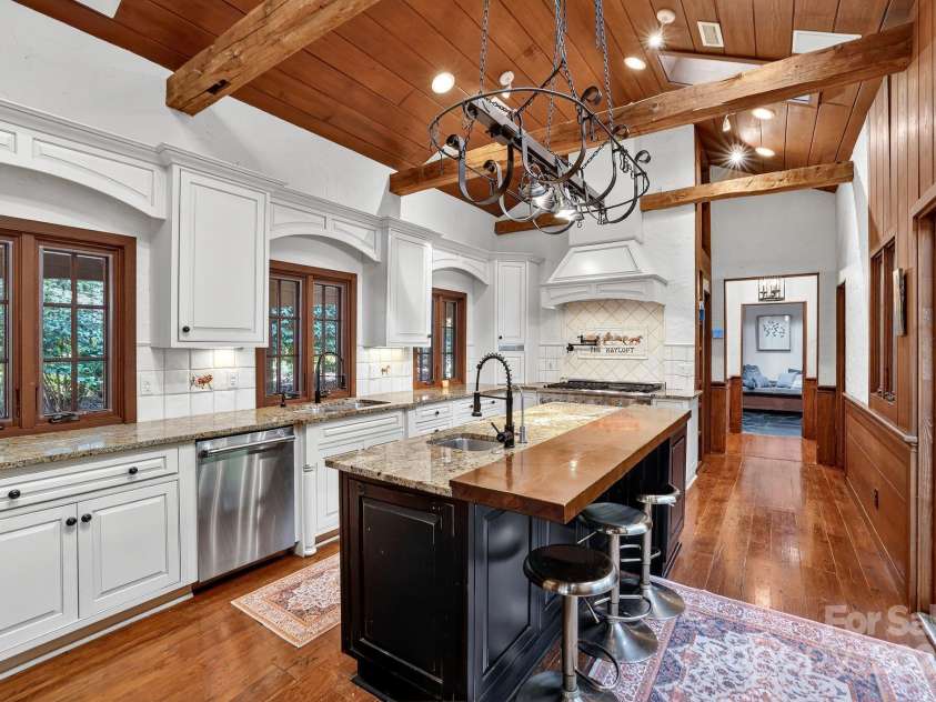 777 River Road, Tryon, NC 28782.  MLS# CAR4316725, YatesRealty ID 6286. Primary House Kitchen