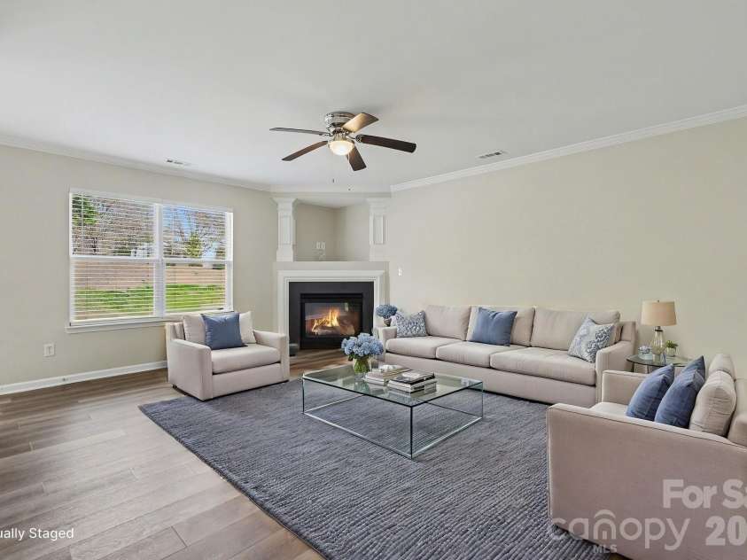 2418 Cairns Mill Court, Charlotte, NC 28269.  MLS# CAR4360937, YatesRealty ID 6289. Virtually Staged
