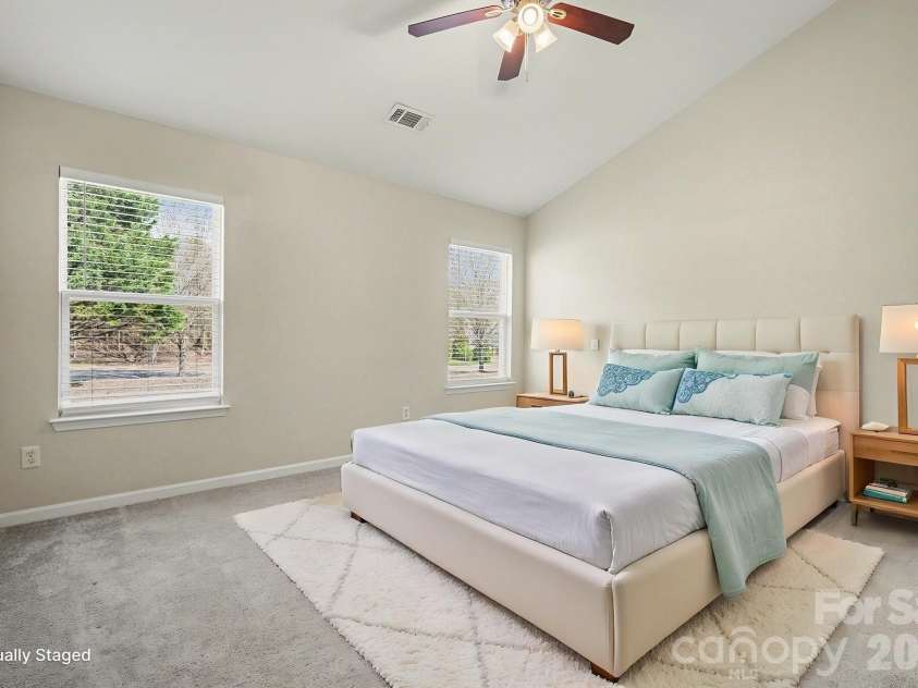 2418 Cairns Mill Court, Charlotte, NC 28269.  MLS# CAR4360937, YatesRealty ID 6289. Virtually Staged
