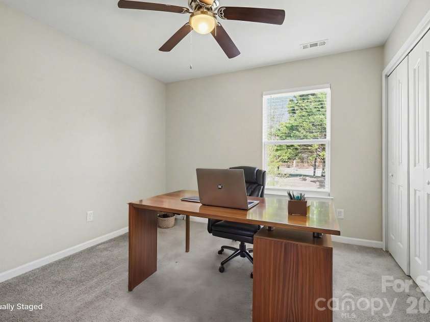 2418 Cairns Mill Court, Charlotte, NC 28269.  MLS# CAR4360937, YatesRealty ID 6289. Virtually Staged