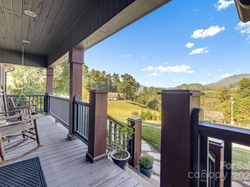 57 Stillwater Springs Road, Burnsville, NC 28714.  MLS# CAR4295423, YatesRealty ID 629. View from Front porch 57 Stillwater Springs Road Burnsville, NC