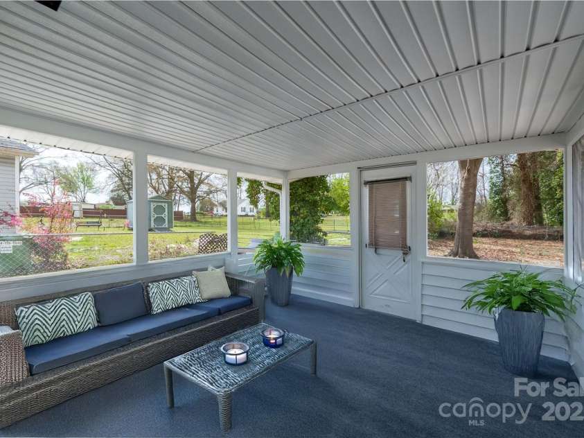 1801 Findlay Street, Gastonia, NC 28052.  MLS# CAR4239095, YatesRealty ID 6293. Screen Porch (This image has been virtually staged)