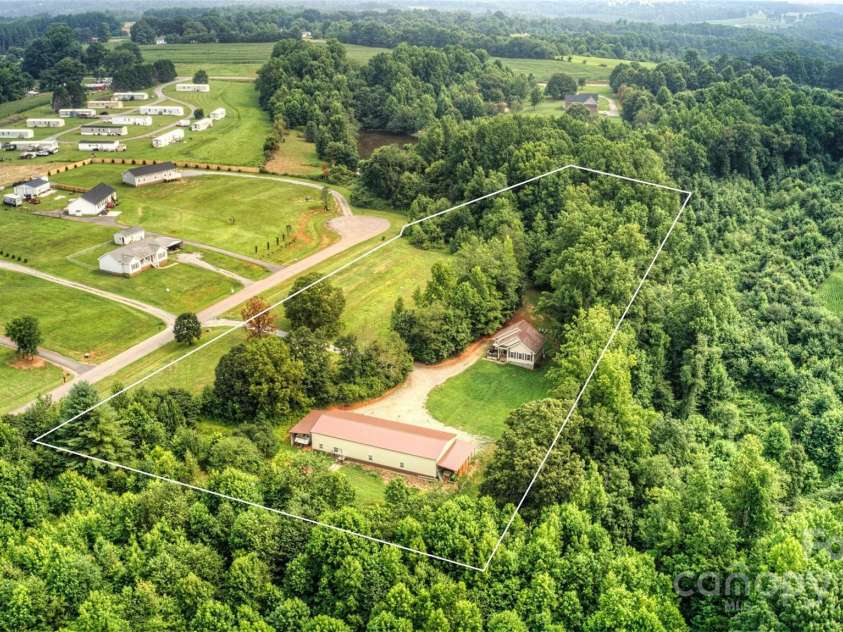 6051 Pointe West Lane, Vale, NC 28168.  MLS# CAR4092329, YatesRealty ID 63. Aerial of plat