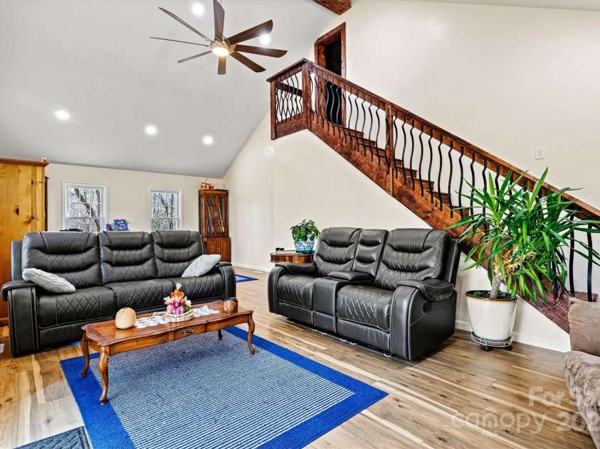 6051 Pointe West Lane, Vale, NC 28168.  MLS# CAR4092329, YatesRealty ID 63. Living room