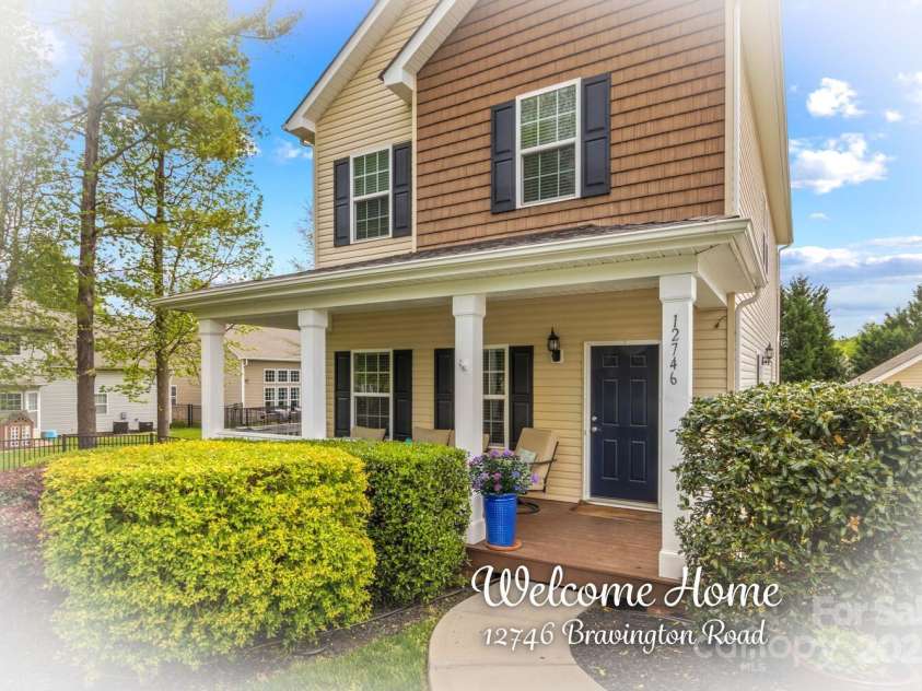 12746 Bravington Road, Huntersville, NC 28078.  MLS# CAR4245023, YatesRealty ID 6302. Welcome Home! Schedule a showing to visit this well-maintained home.