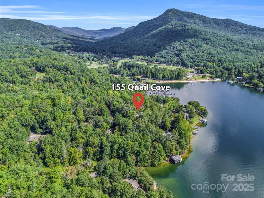 155 Quail Cove Road, Lake Lure, NC 28746.  MLS# CAR4210243, YatesRealty ID 6304. 