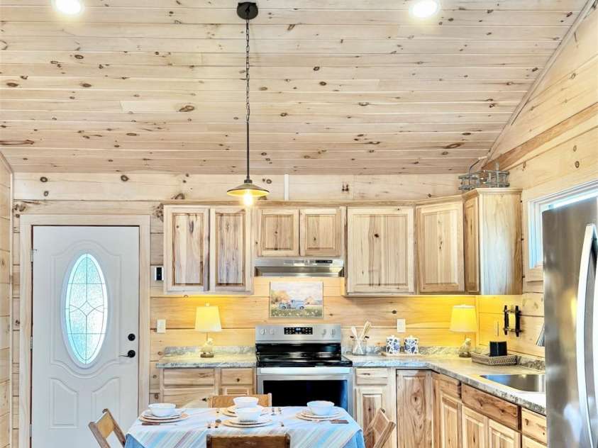 1895 Cypress Trail, Lenoir, NC 28645.  MLS# CAR4215921, YatesRealty ID 6304. Vaulted ceilings are are tongue and groove wood