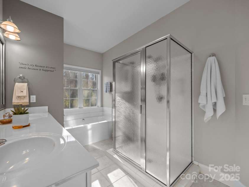 43 Golden Pond Way, Hendersonville, NC 28791.  MLS# CAR4234066, YatesRealty ID 6305. And ,yes there is also a shower in the primary bath.