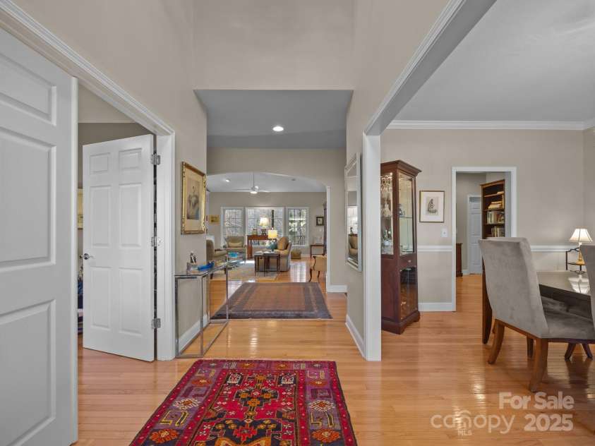 43 Golden Pond Way, Hendersonville, NC 28791.  MLS# CAR4234066, YatesRealty ID 6305. Foyer looking inward from the front dooe.