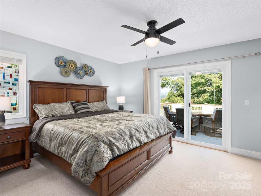 105 Valley Hill Drive, Hendersonville, NC 28791.  MLS# CAR4234773, YatesRealty ID 6309. Primary Bedroom 16'6 x 10'8