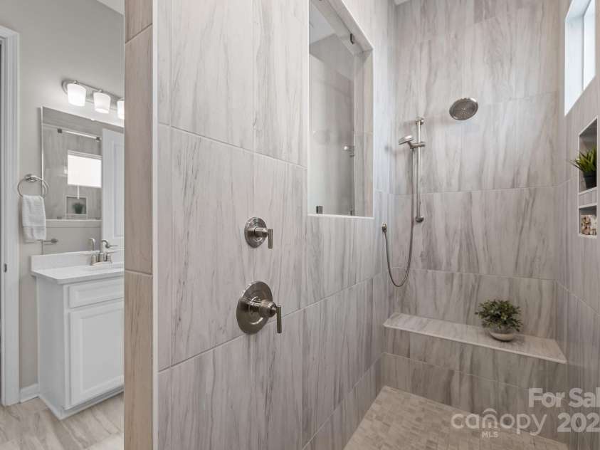 240 Portrait Way, Indian Trail, NC 28079.  MLS# CAR4218227, YatesRealty ID 6312. Expansive walk-in shower