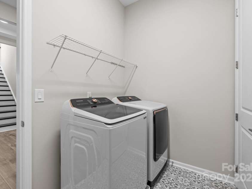 240 Portrait Way, Indian Trail, NC 28079.  MLS# CAR4218227, YatesRealty ID 6312. Laundry room with Primary closet access