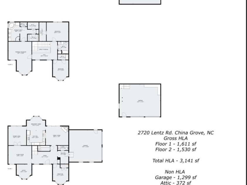2720 Lentz Road, China Grove, NC 28023.  MLS# CAR4190488, YatesRealty ID 6325. 