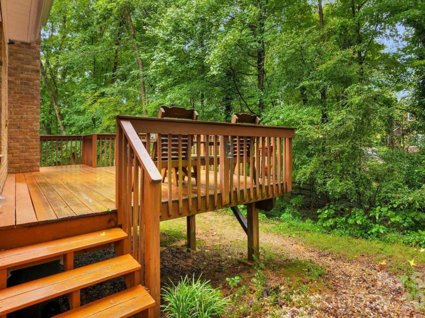 9601 Twin Falls Court, Mint Hill, NC 28227.  MLS# CAR4358686, YatesRealty ID 6328. Back deck