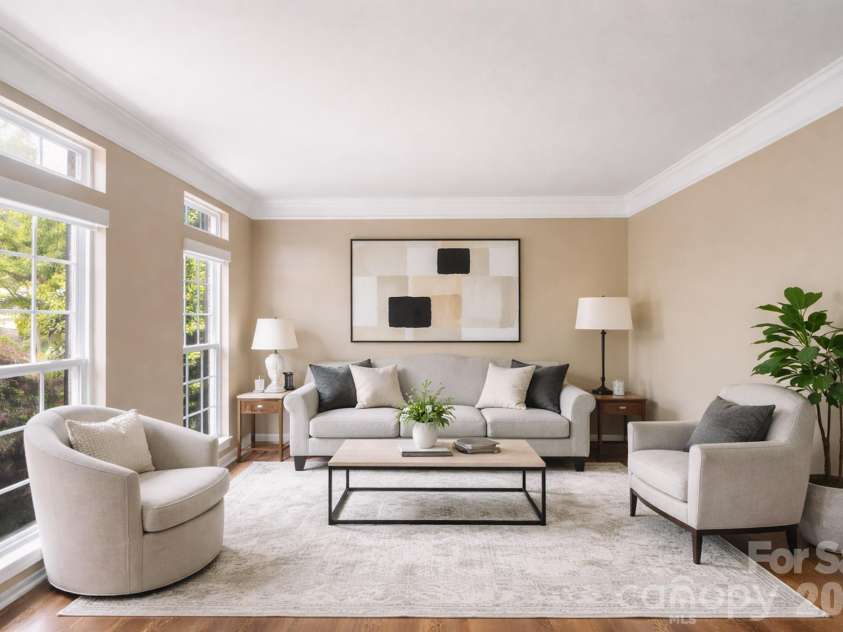 9433 Stonebridge Way, Mint Hill, NC 28227.  MLS# CAR4352110, YatesRealty ID 6333. Formal Living Room - Virtually Staged