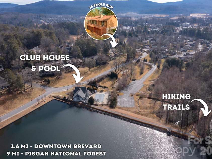 38 Eagle Run, Brevard, NC 28712.  MLS# CAR4337134, YatesRealty ID 6336. 