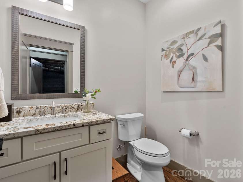 9 Soaring Hawk View, Asheville, NC 28804.  MLS# CAR4351587, YatesRealty ID 6354. Lower: Half Bath 