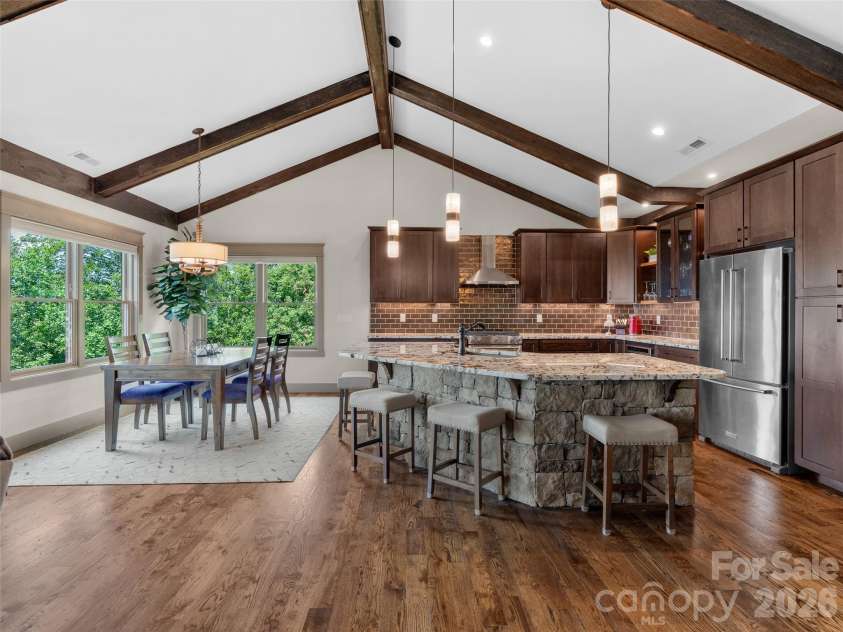 9 Soaring Hawk View, Asheville, NC 28804.  MLS# CAR4351587, YatesRealty ID 6354. Main: Kitchen / Dining Area
