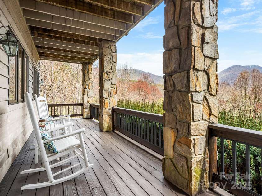 445 Country Club Drive, Canton, NC 28716.  MLS# CAR4240266, YatesRealty ID 6357. Basement Level Deck