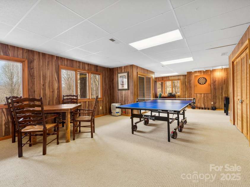 445 Country Club Drive, Canton, NC 28716.  MLS# CAR4240266, YatesRealty ID 6357. Basement Rec Room
