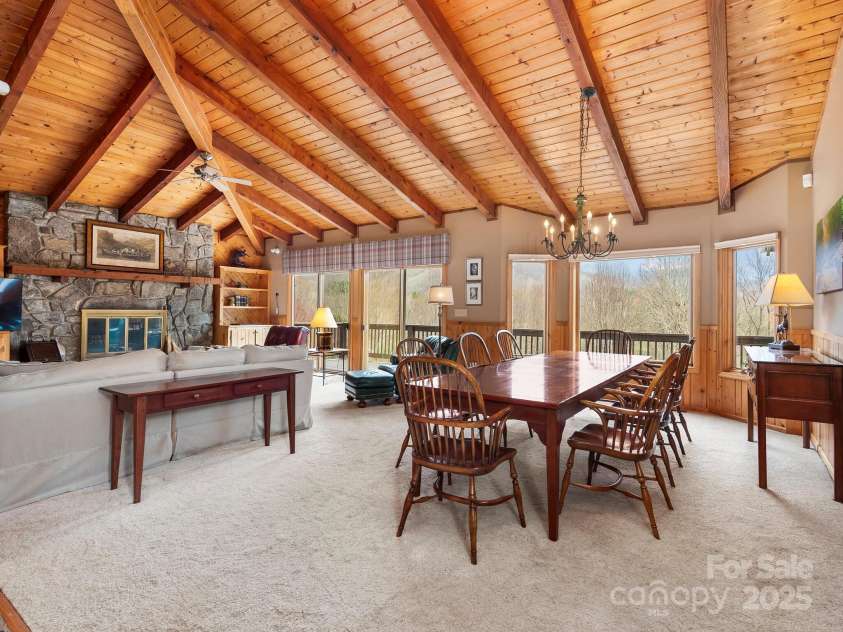 445 Country Club Drive, Canton, NC 28716.  MLS# CAR4240266, YatesRealty ID 6357. Dining - Living Room
