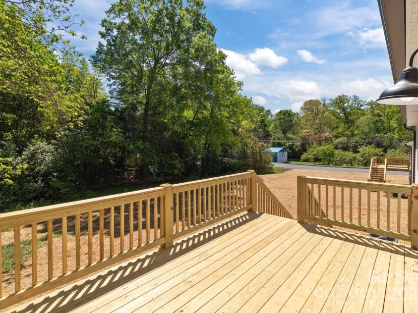 112 Cleveland Avenue, Albemarle, NC 28001.  MLS# CAR4248120, YatesRealty ID 6363. Spacious Deck
