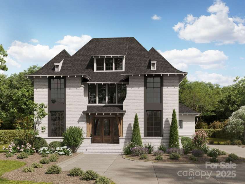 1437 Montford Drive, Charlotte, NC 28209.  MLS# CAR4247826, YatesRealty ID 6370. Front of home rendering