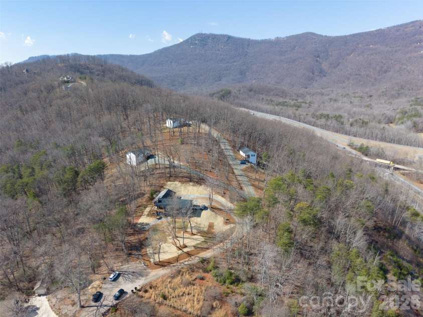 344 Hague Drive, Columbus, NC 28722.  MLS# CAR4350359, YatesRealty ID 6377. Aerial view