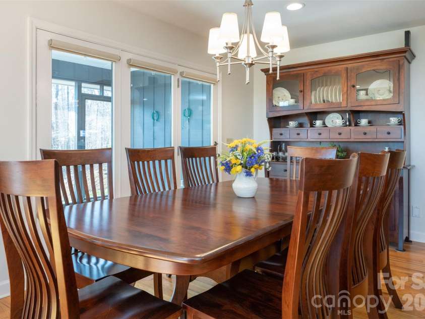 344 Hague Drive, Columbus, NC 28722.  MLS# CAR4350359, YatesRealty ID 6377. Dining area 