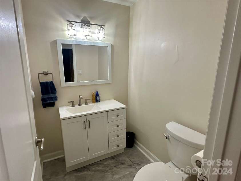 4108 Johnson Road, Jefferson, SC 29718.  MLS# CAR4206272, YatesRealty ID 6386. Upper level powder room