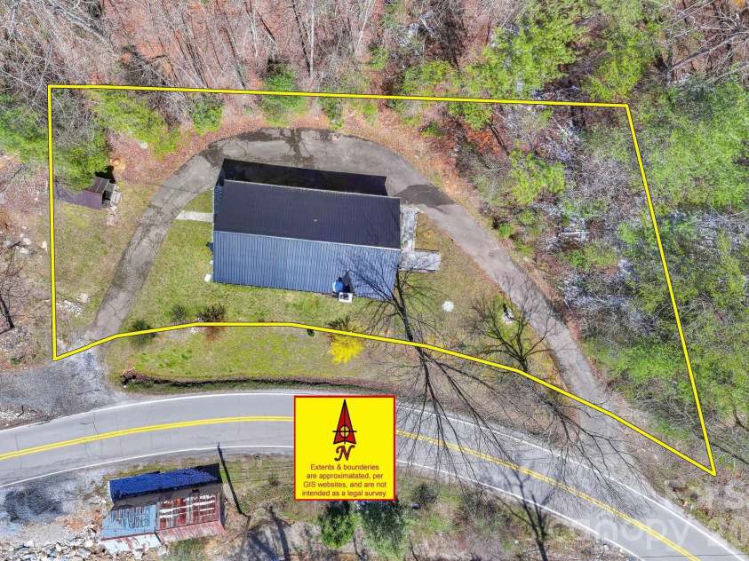 2202 NC 226A Highway, Marion, NC 28752.  MLS# CAR4358690, YatesRealty ID 6402. Aerial map