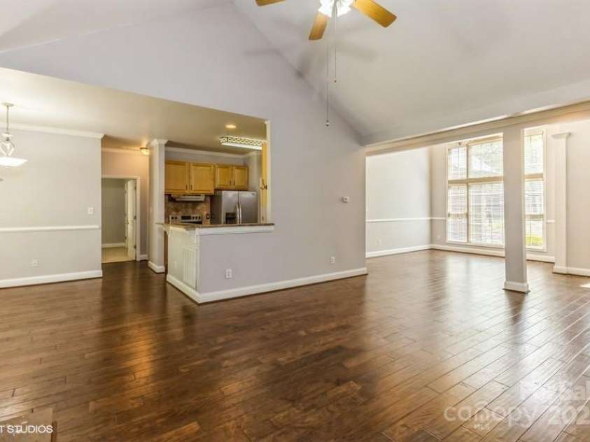 122 Woodstork Cove Road, Mooresville, NC 28117.  MLS# CAR4301196, YatesRealty ID 6407. Kitchen/Living room/Dining area
