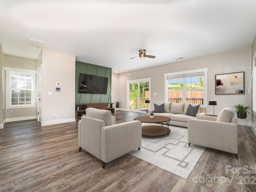1003 Hunter Valley Road, Shelby, NC 28150.  MLS# CAR4306472, YatesRealty ID 641. Staged Living Area