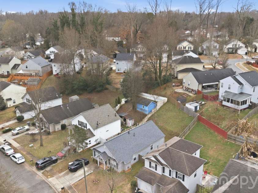 2126 Downing Street, Charlotte, NC 28205.  MLS# CAR4338705, YatesRealty ID 6411. Drone Footage