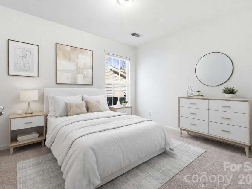2126 Downing Street, Charlotte, NC 28205.  MLS# CAR4338705, YatesRealty ID 6411. Secondary Bedroom - Virtually Staged